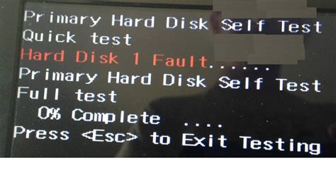 how to fix primary hard disk self test|What causes my computer to fail a Smart Short Self Test, and.